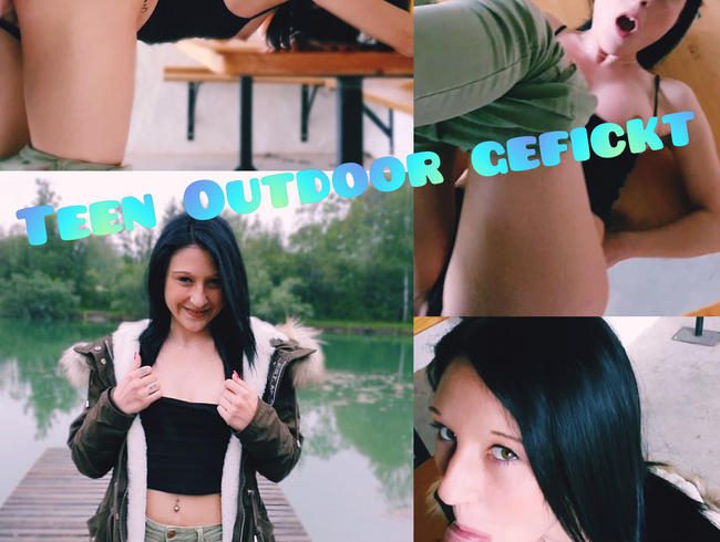 Geiles Teen Outdoor gefickt