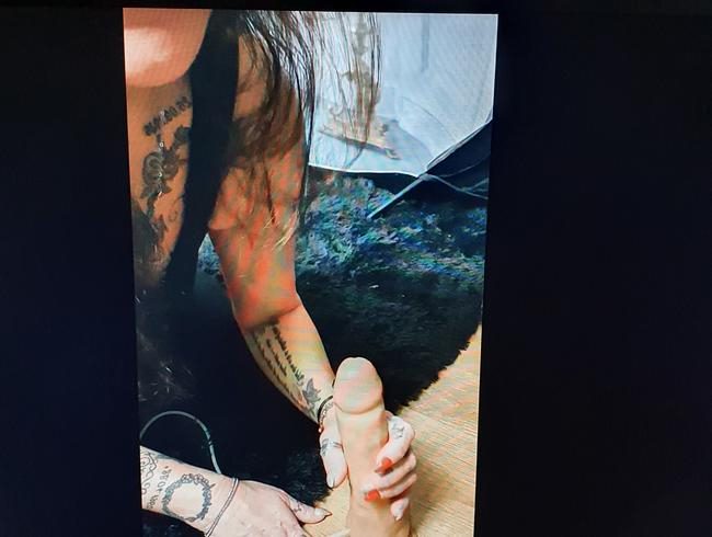 Dildo Handjob für David