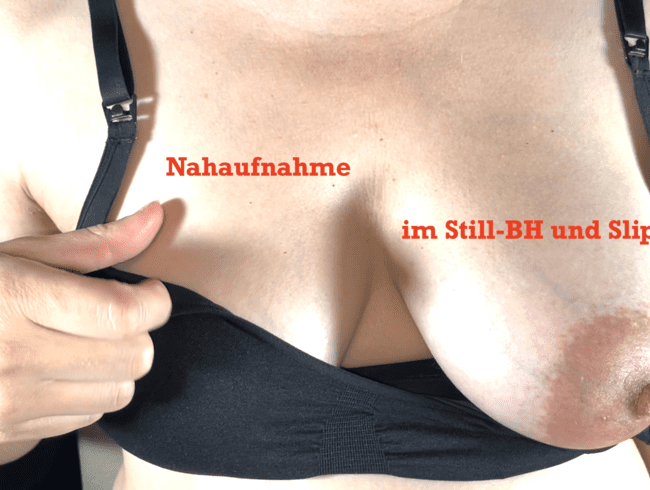 Nahaufnahme in Slip und Still-BH