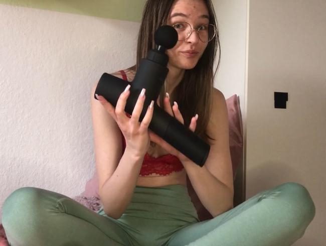 VIEL ZU KRASS!!! EXTREM HARTE MASSAGE!!! Mein ERSTES MASTURBATIONSVIDEO!