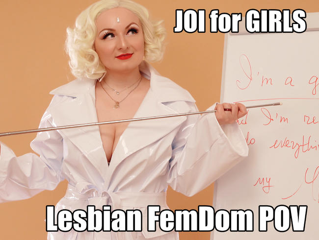 JOI for GIRLS - Lesbian FemDom POV video