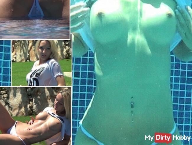 Sexy unter Wasser - Wet Shirt/Tanga