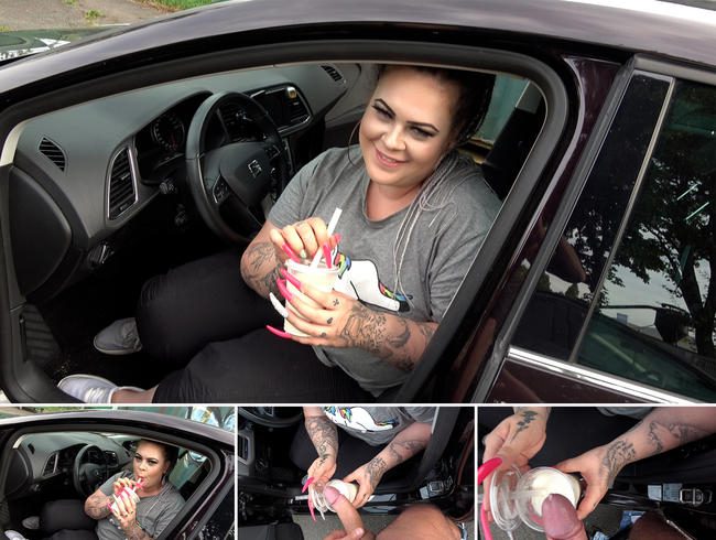 FASTFOOD-FOTZE IN DEN SHAKE GEWICHST