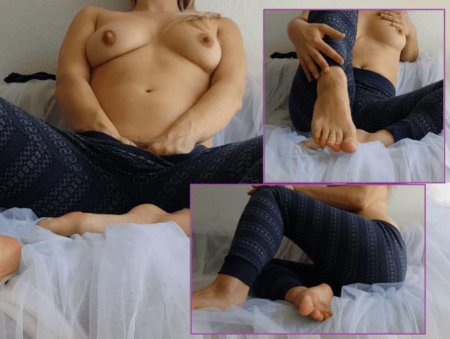 Verschwitzte Thermoleggings an meiner Kuschelmietze