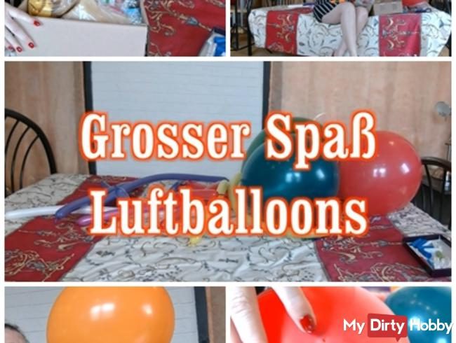 grosser Spaß - Luftballoons
