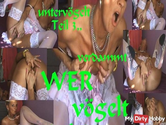 T.3-untervögelt-,verdammt WER vögelt MICH???