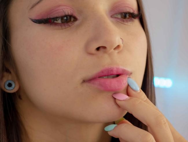 Lippen schließen sich
